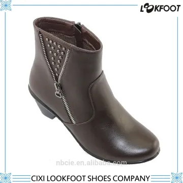 Wholesale winter designs women dress leather sole shoes