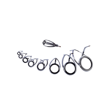 8pcs/set KW Bracket Fishing Rod Guide Set for DIY Repair and Replacement