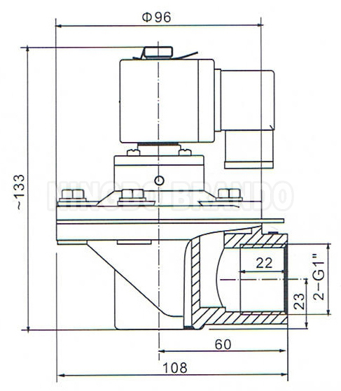 DMF-Z-25 dimension