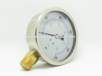 Glycerine or Silicone Oil Pressure Gauge