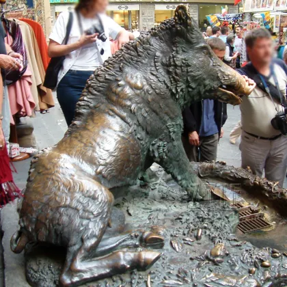 Outdoor Decoration Animal Sculpture Wild Boar Statue
