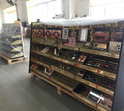 Cosmetic Shop Shelves Cosmetic Products Display Fixtures