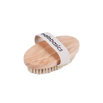 Custom Convenient Durable Wooden Natural Bristle Body Brush