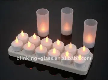 LED WAX CANDLE - 12pcs tea light