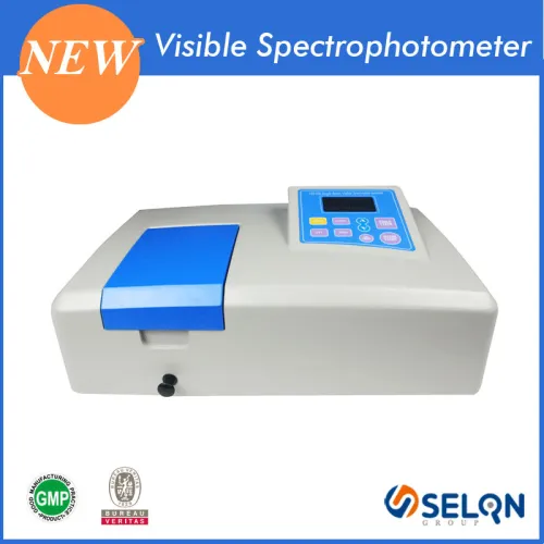 Selon Vs5000 Single Beam Visible Spectrophotometer ,large Lcd Screen