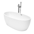 Pedestal jacuzzi bañera hidroterapia de baño interior de lujo 1 persona bañera caliente