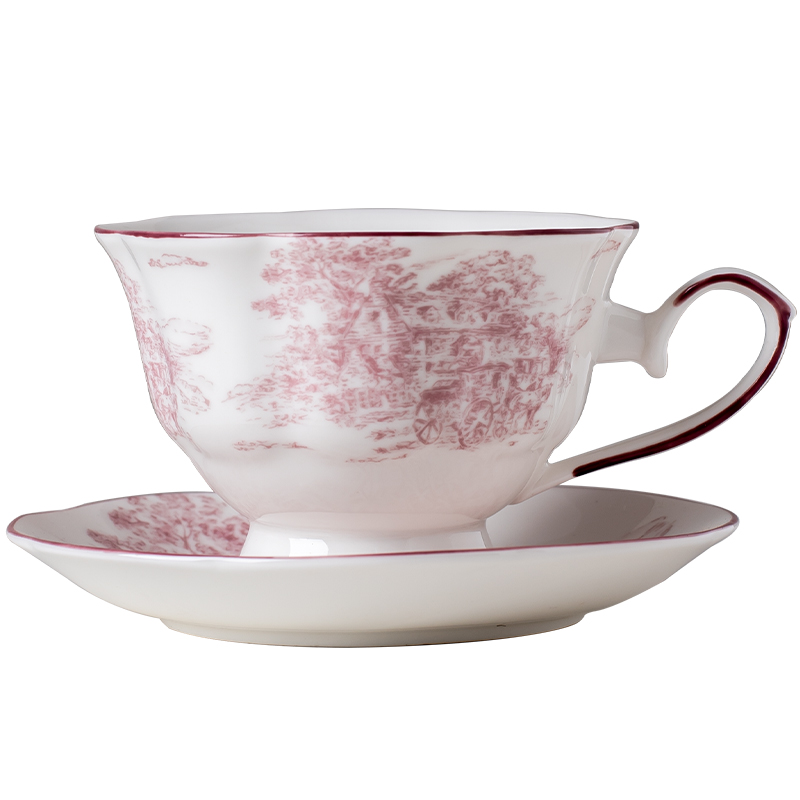 Wholesale Afternoon Tea Porcelain Set Teapot Cups Pot Saucer Sets Ceramic Tea Set for Restaurant