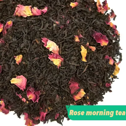 Wholesale Flavored Rose Black Tea: Loose-Leaf Dried Rose Hibiscus Lotus Leaf Herbal Tea