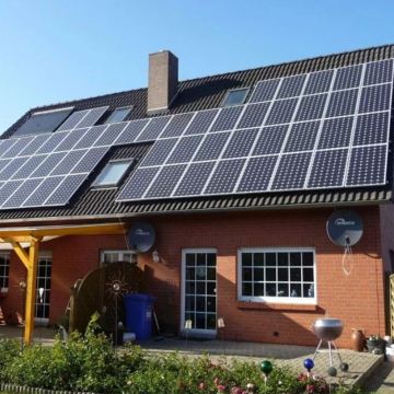 Factory Wholesale Commercial Solar Panel Systems: Monocrystalline Panels, Inverters, and Leoch Batteries