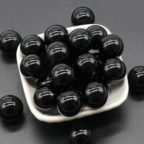 16MM Black Obsidian Chakra Balls for Meditation Home Decoration