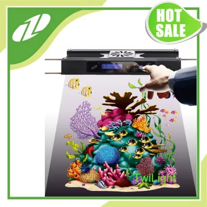 deep water culture hydroponics systems 380x180x45mm planted freshwater uv led light aquarium