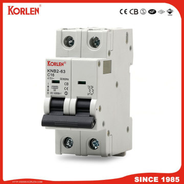 Miniature Circuit Breaker 3KA 63A SIRIM KNB2-63 2P