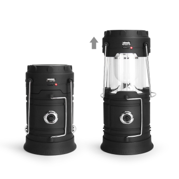 Portable Rechargeable USB LED Solar Camping Lamp
