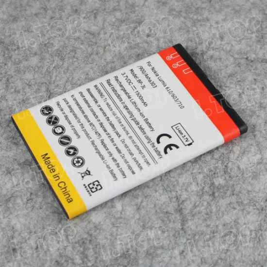 1500mA Mobile Phone BP-3L Battery For Nokia Lumia 610 / 603 / 710 / 900 / Ahsa 303
