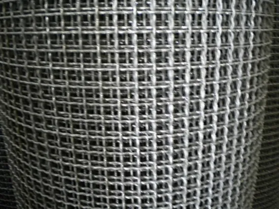 electro galvanized Crimped Wire Mesh