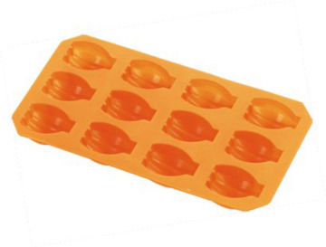 Chocolate Molds Silicone Funny Ice Cube Trays Tasteless Orange