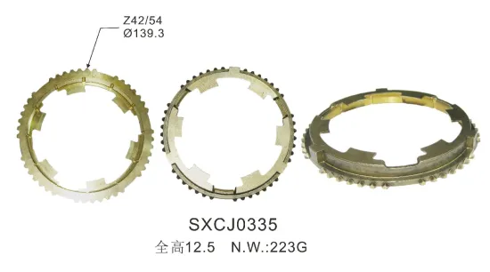 OEM B-1708050-30-00 Transmission Synchronizer Ring Design for 6T450 1/2