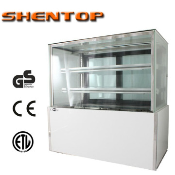 Shentop STPU-L90 Close Front Glass Cake Display Upright Glass Cake Display