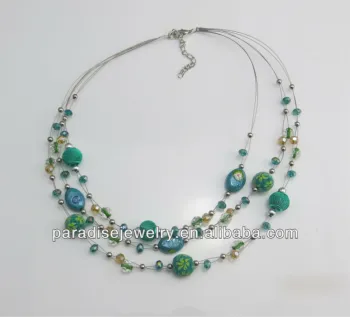 Nice Design fashion shell stone necklace for women NE-23077