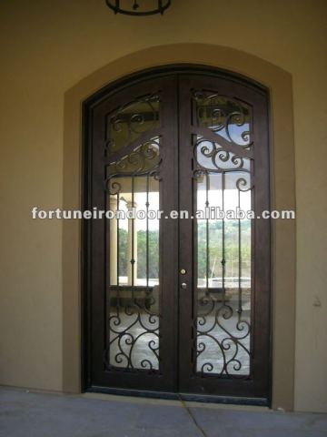 swinging iron door