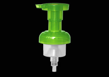 Green Pp Plastic Fine Manual Aerosol Foaming Soap Pump For Perfume Pe / Pet Bottle
