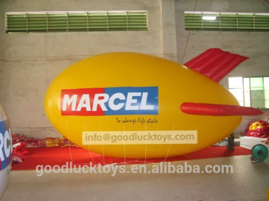 pvc blimp outdoor vs zeppelin vs dirigible /inflatable blimp for sale