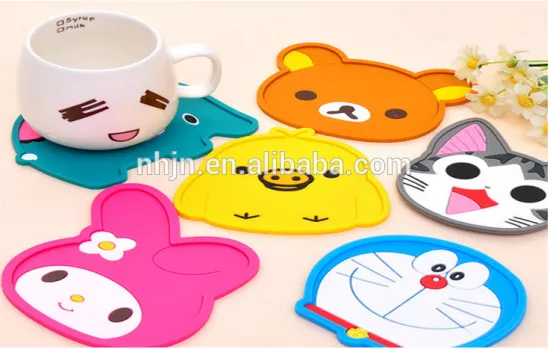 High Tempertures Stand Cup Coaster Pot Plate Mat Table Placemat Cute Cartoon