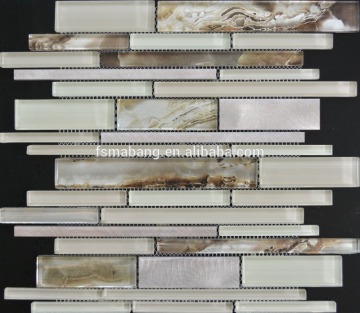 MB1098-8 wholesale competitive price China mosaic with aluminum mosaic tile for USA market