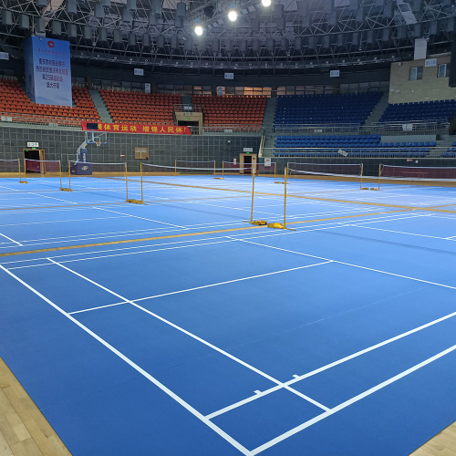 indoor goedgekeurde badmintonvloeren van de beste kwaliteit
