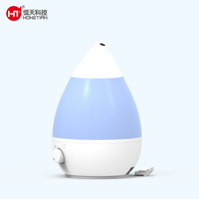 HONETIAN 7 colors night light 360 degrees adjustable nozzle knob control 3.8L capacity custom colors indoor top fill humidifier