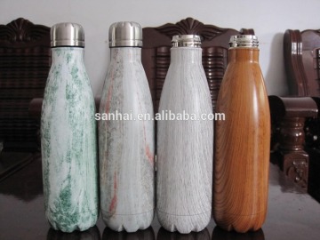 insulated cola water bottle 18/8stainless steel 17oz keep drinks hot or cold