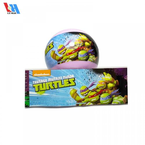 Cartoon Design Shrink Wrap label for Egg Ball