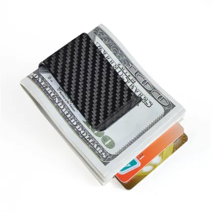 Carbon Fiber Business wallet Card holder Cash Holder