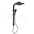 Matte black shower set with Multi Functional Handheld