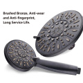 Bronze Shower Head Matte Black Shower Faucet System