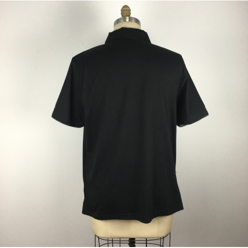 Black men's Polo shirts Office leisure shirts