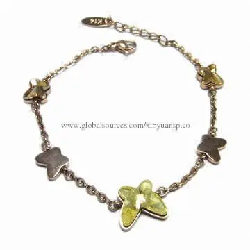 Swarovski Crystal Stainless Steel Bracelet, Measures 18mm