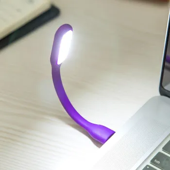 Flashing Mini Portable USB LED Flexible Eye-protection Light For Laptop