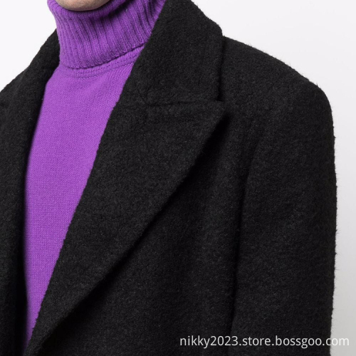 England Gentleman Custom Men's Winter Coats men's coats wool formal long coat for men