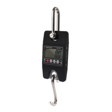 Digital Hanging Scale 300 KG / 660 LBS Industrial Crane Scale SF-912 Black for Home Farm Factory Hunting