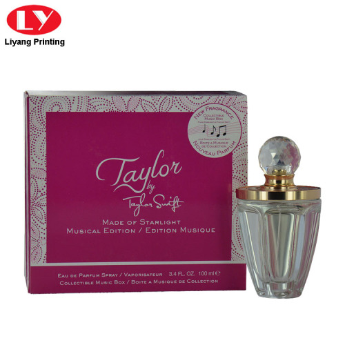 Pink Color Perfume Box Packaging