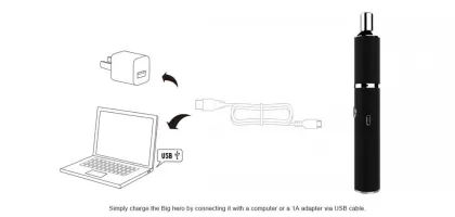 Hecig Big Hero dry herb vaporizer pen