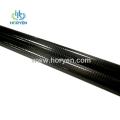 Custom glossy UD thread real carbon fiber tube