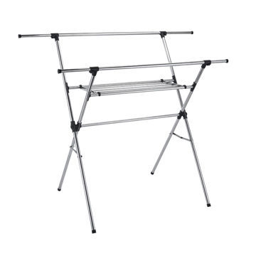 Folding Clothes Hanger, Foldable Clothes Airer, Sized 1,350 x 1,850 x 705mm