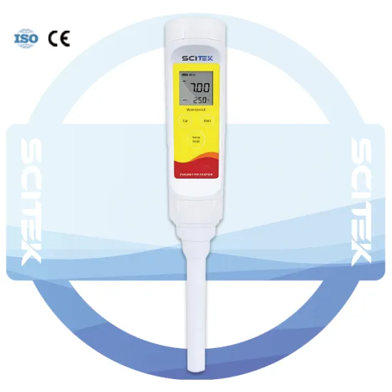SCITEK Cone-Shaped pH-Sensitive Membrane Pocket pH Meter: Comprehensive User Manual and Features Guide