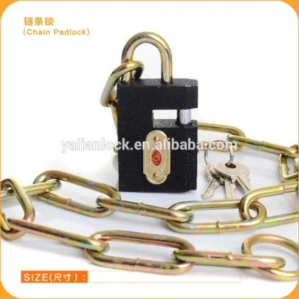 Bicycle anti-theft chain lock