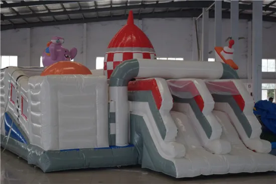 Inflatable jumping bouncer castle house with slide bounce house combo jumper bouncy for kids