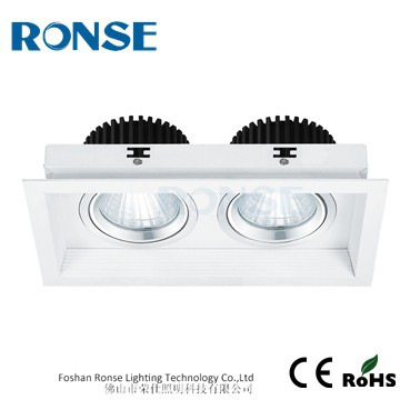 Ronse led light led grille downlight 2*7W two head 14W