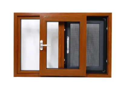 Hurricane Impact Villa Exterior Aluminum Windows and Doors Glazed Glass Sale