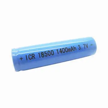ICR18500 Cylindrical Li-ion Rechargeable Battery, 3.7V, 1,400mAh, Used for Laptops and Computers